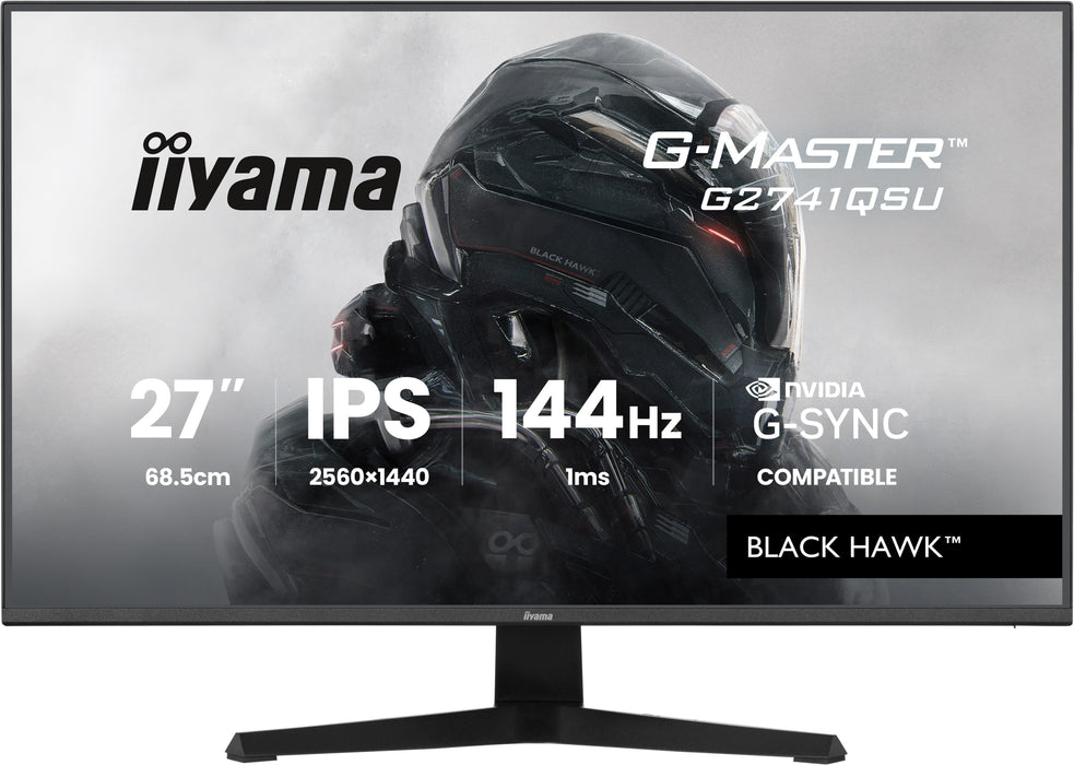 EAN 4948570126873 - iiyama G-MASTER G2741QSU-B1 pantalla para PC 68,6 cm (27") 2560 x 1440 Pixeles Negro imagen 1