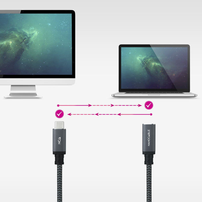 EAN 8433281015425 - Nanocable 10.01.4502-COMB cable USB USB 3.2 Gen 2x2 2 m USB C Negro imagen 4