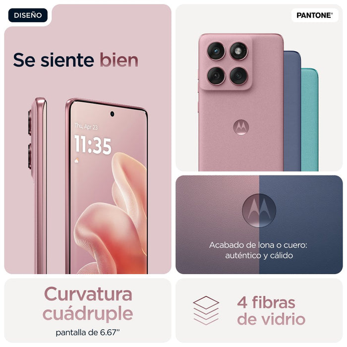 EAN 0840023297052 - Motorola edge 60 fusion 16,9 cm (6.67") SIM doble Android 15 5G USB Tipo C 8 GB 256 GB 5200 mAh Rosa imagen 16