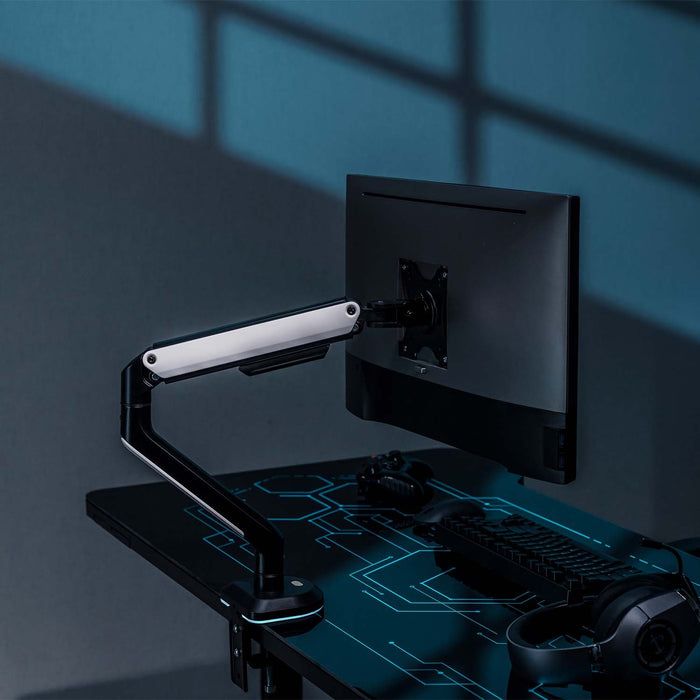 EAN 8435739901656 - AISENS DT32TSR-295 soporte para monitor 81,3 cm (32") Escritorio Negro, Blanco imagen 5