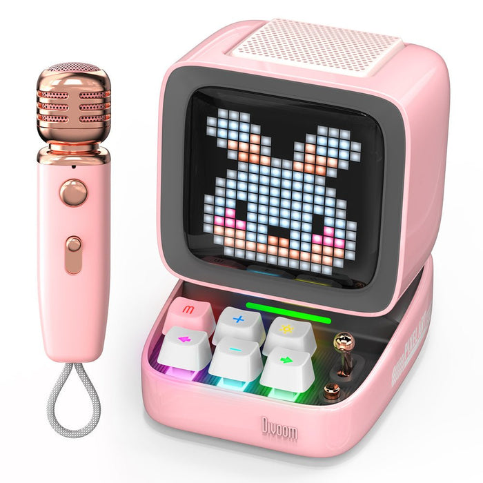 EAN 6958444603858 - Divoom Ditoo-Mic Mini Altavoz monofónico portátil Rosa 15 W imagen 4
