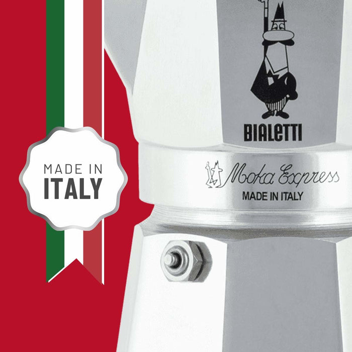 EAN 8006363011631 - Bialetti Moka Express Cafetera italiana 0,3 L Aluminio, Negro imagen 3