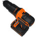 EAN 5035048641149 - Black & Decker BDCHD18KB-QW taladro Sin llave Negro, Naranja imagen 3