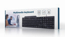EAN 8716309091138 - Gembird KB-UM-104 teclado Universal USB QWERTY Inglés de EE. UU. Negro imagen 5