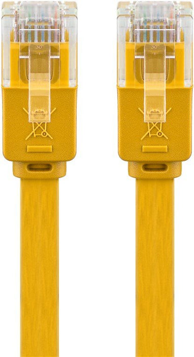 EAN 4040849964206 - Goobay 96420 cable de red Amarillo 3 m Cat6 U/UTP (UTP) imagen 4