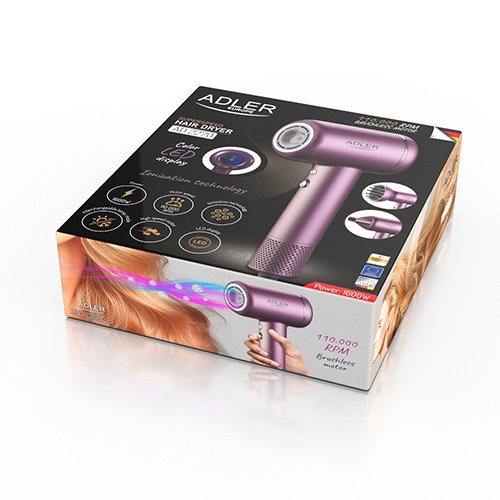 EAN 5905575901941 - Adler AD 2270P secador 1600 W Rosa imagen 20