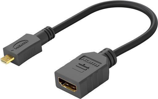 EAN 4040849586835 - Wentronic 58683 cable HDMI 0,15 m HDMI tipo D (Micro) HDMI tipo A (Estándar) Negro imagen 1