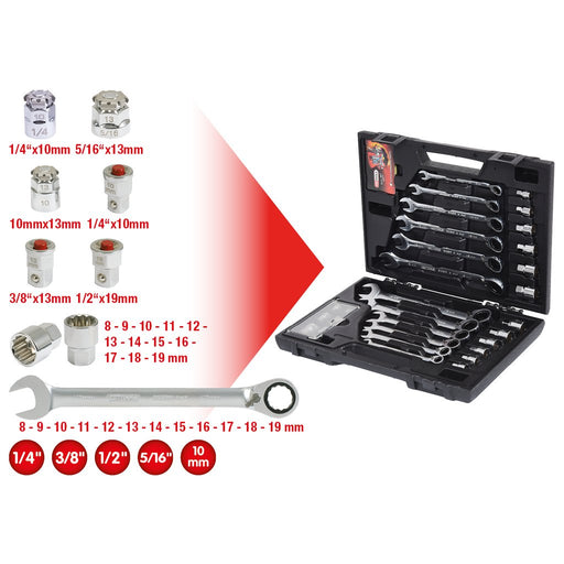 EAN 4042146137192 - KS Tools 503.4960 set de conectores y conector Juego de enchufes imagen 1