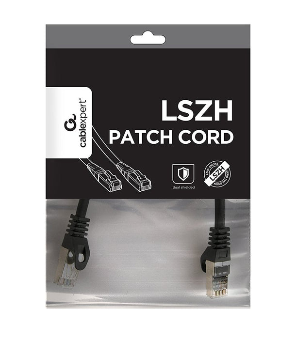 EAN 8716309091251 - Gembird PP6A-LSZHCU-BK-0.25M cable de red Negro 0,25 m Cat6a S/FTP (S-STP) imagen 3