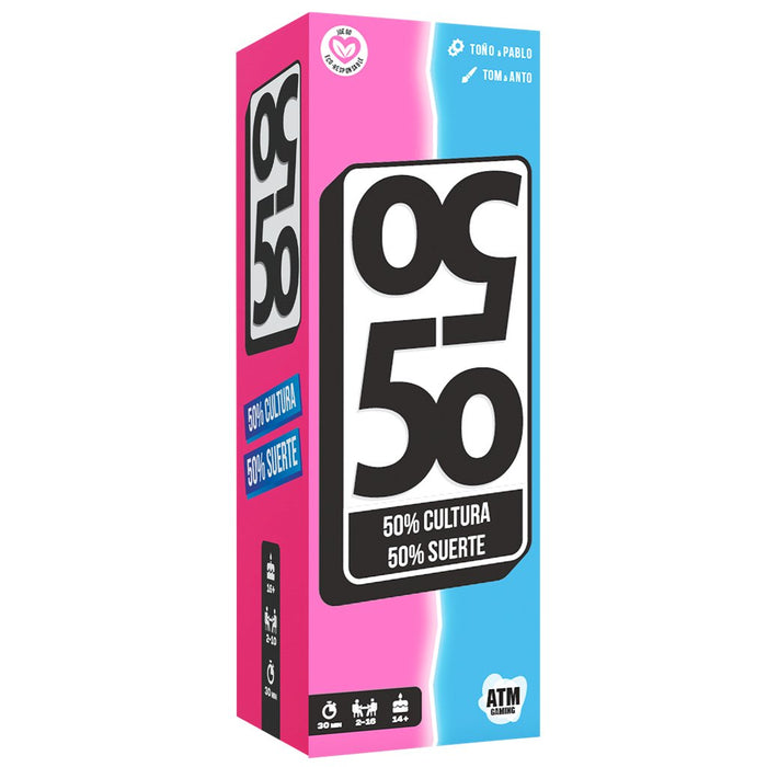 EAN 3770037991059 - Asmodee 50 50 Juego De Cartas Aprendizaje imagen 1