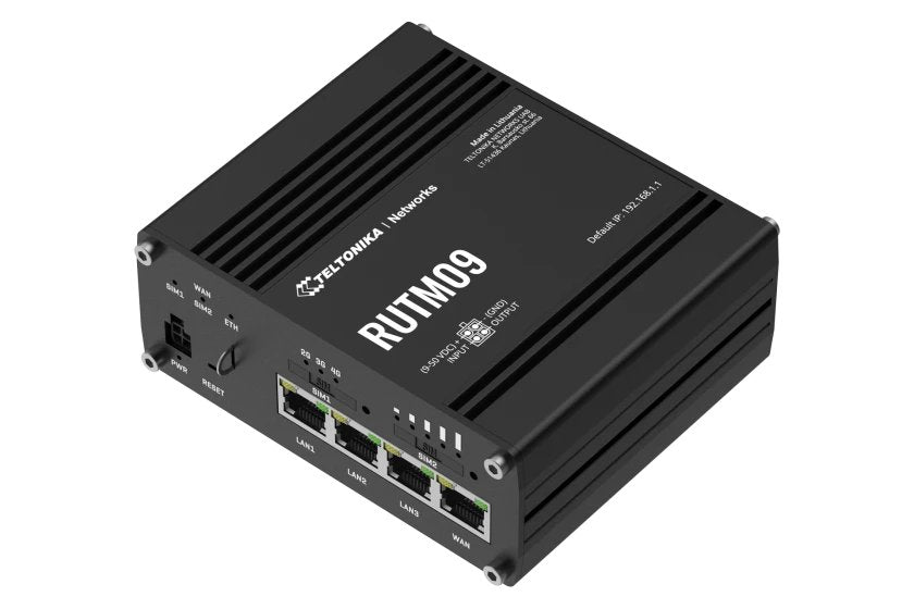 EAN 4779051840472 - Teltonika RUTM09 router Gigabit Ethernet Negro imagen 2