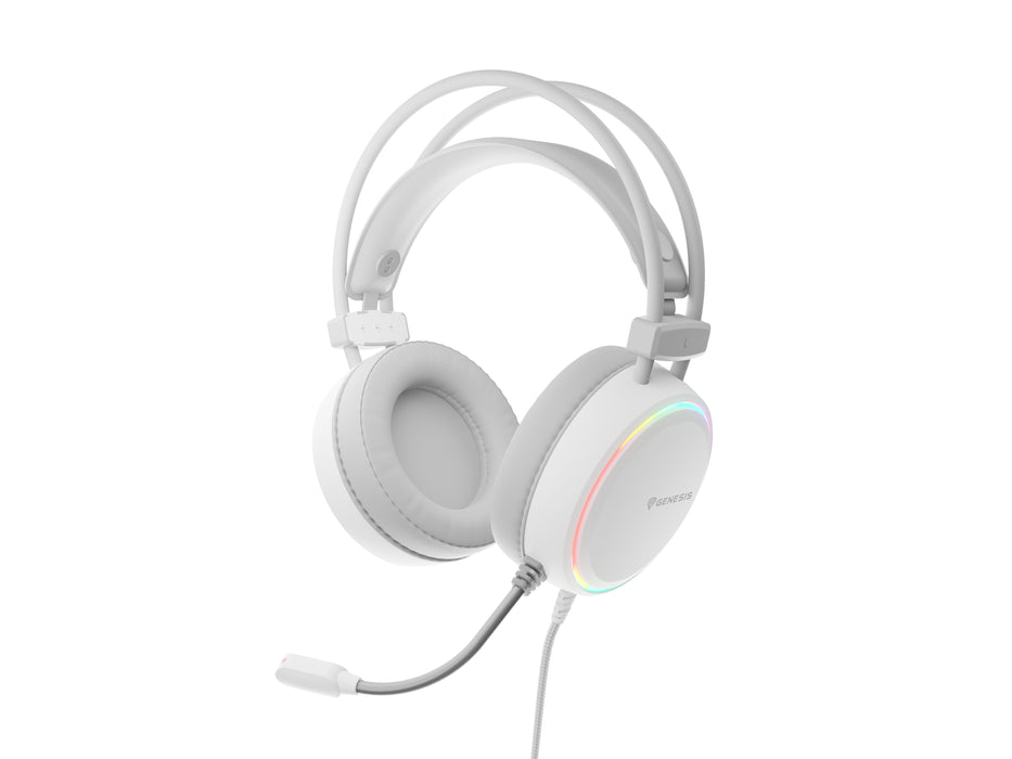 EAN 5901969443431 - GENESIS Neon 613 Auriculares Alámbrico Diadema Juego USB tipo A Blanco imagen 1