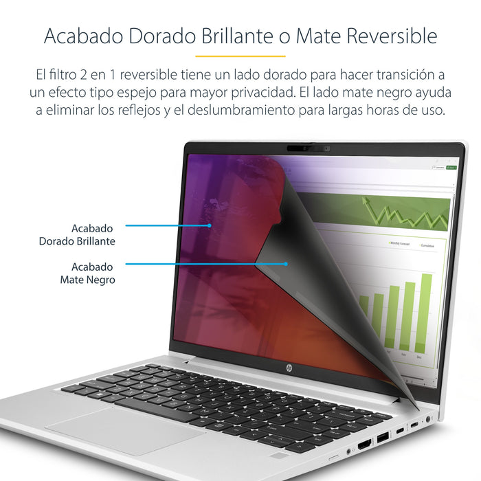 EAN 65030901970 - StarTech.com 14G-PRIVACY-SCREEN filtro para monitor 35,6 cm (14") Portátil Filtro de privacidad para pantal imagen 9
