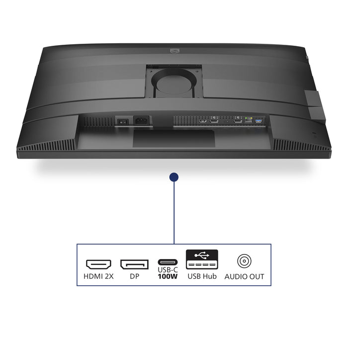 EAN 8721038002447 - Philips 27B2U4601/00 pantalla para PC 68,6 cm (27") 2560 x 1440 Pixeles Quad HD LCD Gris imagen 3