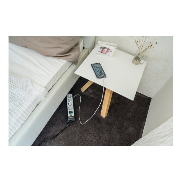 EAN 4007123624102 - Brennenstuhl 1951540101 base múltiple 5 m 4 salidas AC Interior Negro, Blanco imagen 4