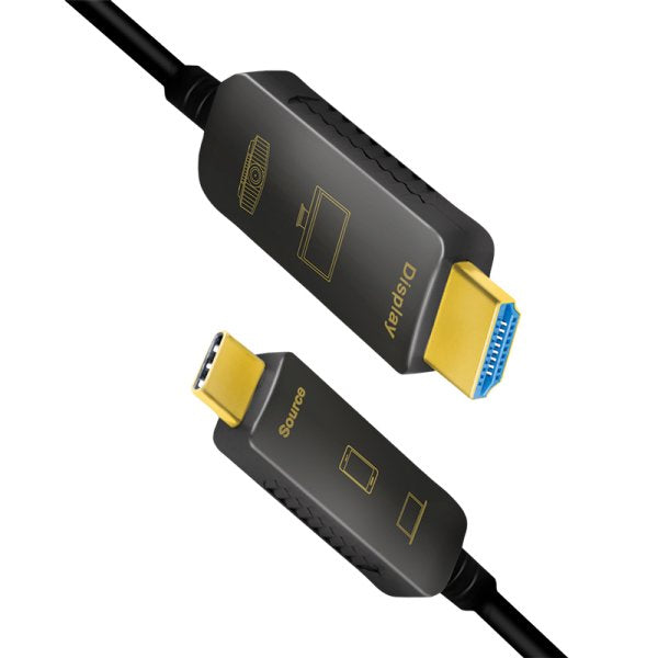 EAN 4052792063226 - LogiLink CUF0101 adaptador de cable de vídeo 15 m USB Tipo C HDMI tipo A (Estándar) Negro imagen 2