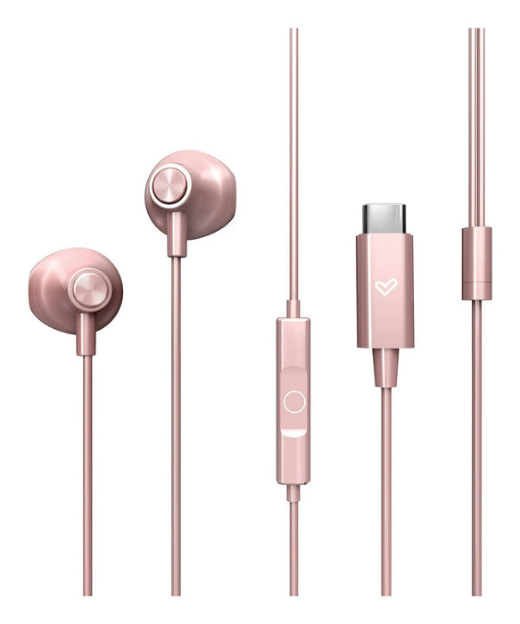 EAN 8432426459285 - Energy Sistem EasyPods Auriculares Alámbrico Dentro de oído Llamadas/Música USB Tipo C Oro rosa imagen 3