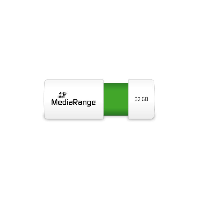 EAN 4260283118212 - MediaRange MR973 unidad flash USB 32 GB USB tipo A 2.0 Verde, Blanco imagen 3