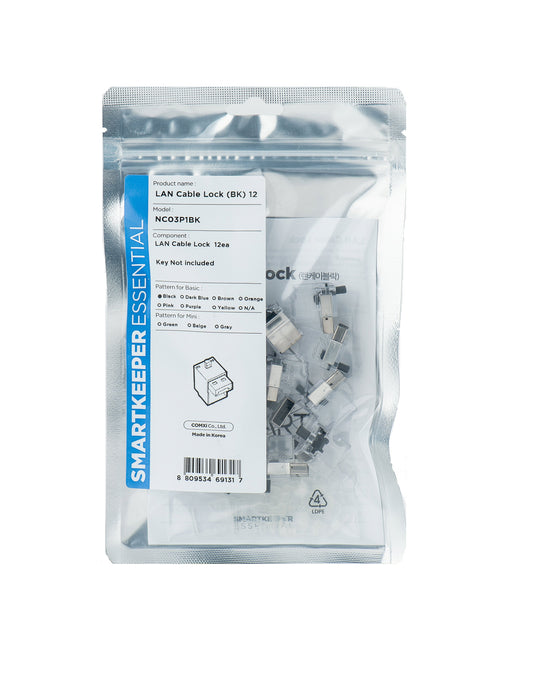 EAN 8809534691317 - Smartkeeper NC03P1BK bloqueador de puerto RJ-45 Negro 12 pieza(s) imagen 4