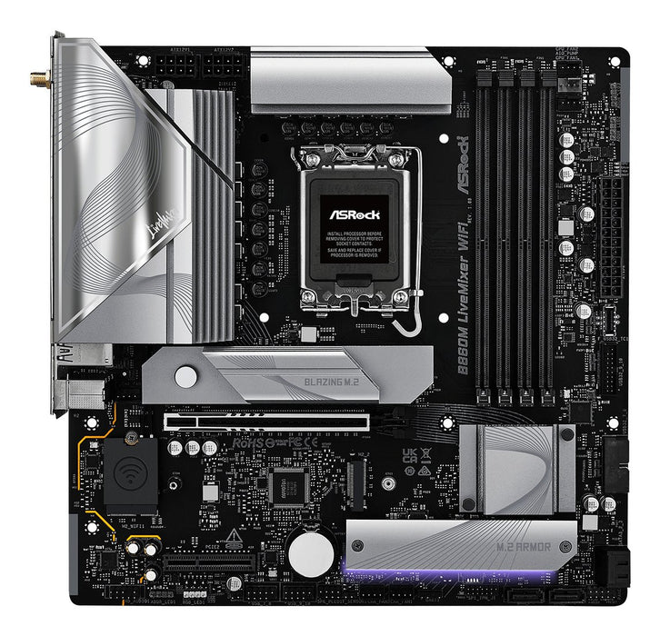EAN 4711581490314 - Asrock B860M LiveMixer WiFi Intel B860 LGA 1851 (Socket V1) micro ATX imagen 2