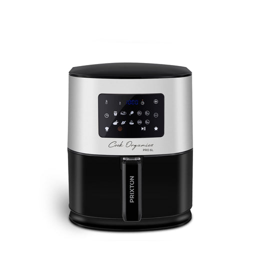 EAN 8436042557134 - PRIXTON Cook Organics Pro Sencillo 6 L Independiente 1700 W Freidora de aire caliente Negro, Plata imagen 1