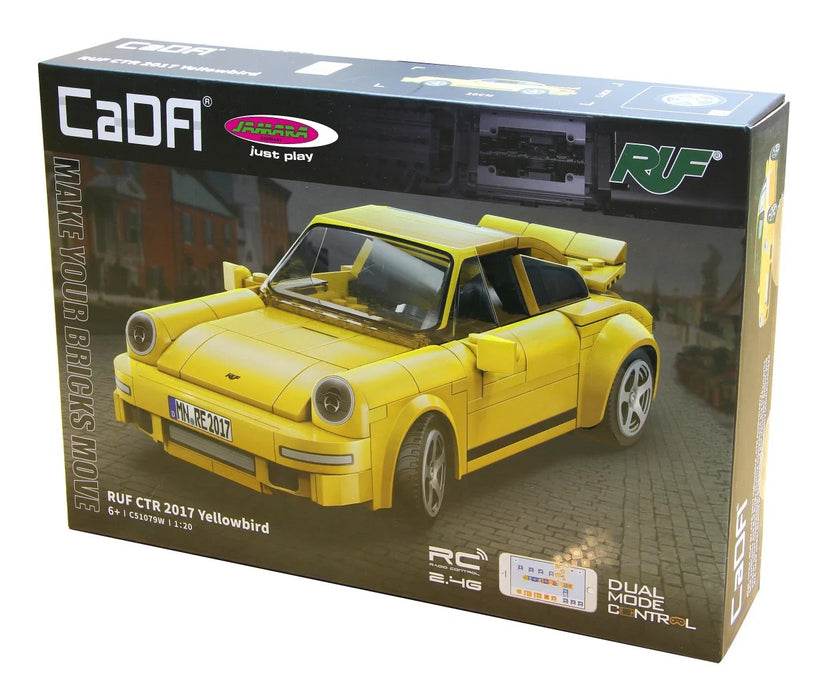 EAN 4042774474881 - Jamara CaDA RUF CTR 2017 Yellowbird modelo controlado por radio Coche Motor eléctrico 1:20 imagen 3