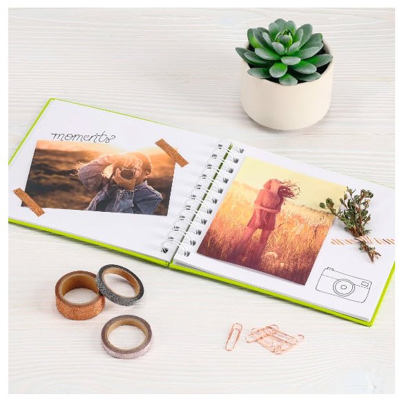 EAN 4007249071545 - Hama Fine Art álbum de foto y protector Borgoña 30 hojas 10 x 15 Encuadernación espiral imagen 3