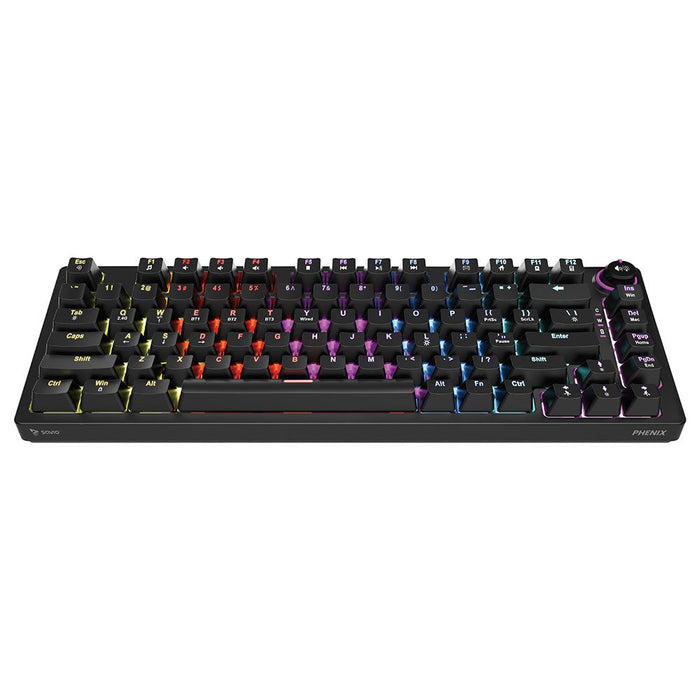 EAN 5901986048541 - Savio Phenix SAVGK- RED teclado Juego USB + RF Wireless + Bluetooth QWERTY Inglés de EE. UU. Negro imagen 2