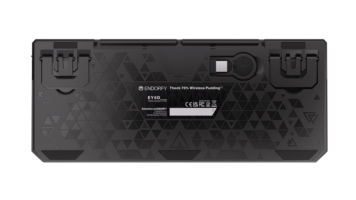 EAN 5903018666853 - ENDORFY Thock 75% teclado Juego RF inalámbrica + USB QWERTZ Alemán Negro imagen 13