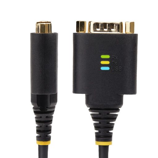 EAN 0065030898393 - StarTech.com 2P1FFC-USB-SERIAL cambiador de género para cable USB-A 2 x DB-9 RS-232 Negro, Gris imagen 2