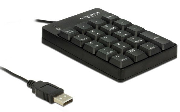 EAN 4043619124817 - DeLOCK 12481 teclado numérico Universal USB Negro imagen 1