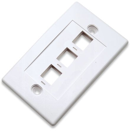 EAN 0766623163309 - Intellinet 163309 placa de pared y cubierta de interruptor Blanco imagen 3