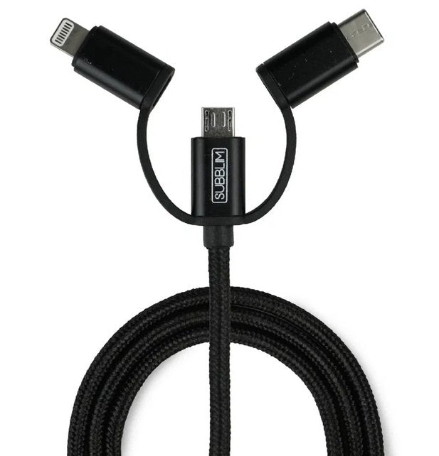 EAN 8436586740702 - SUBBLIM SUB-CHG-1ZWC02 cargador de dispositivo móvil Universal Negro Corriente alterna Carga rápida Inter imagen 4