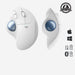 EAN 5099206092280 - Logitech 910-005870 ratón Oficina mano derecha RF Wireless + Bluetooth Trackball 2000 DPI imagen 7