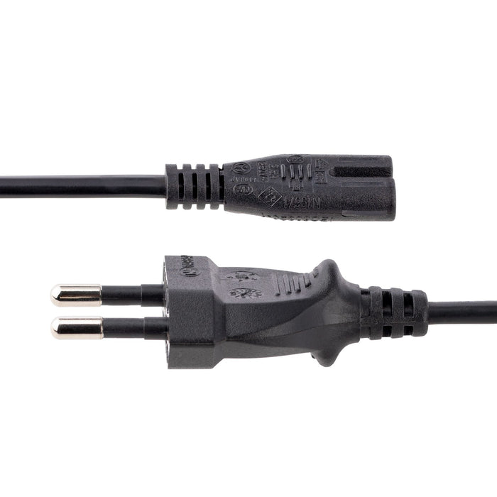 EAN 0065030894388 - StarTech.com 752E-2M-POWER-LEAD cable de transmisión Negro CEE7/16 C7 acoplador imagen 3