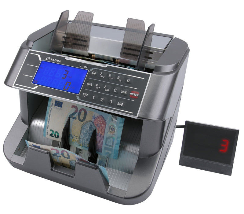 EAN 4030152950843 - Olympia NC 455 Contador de billetes Gris imagen 3