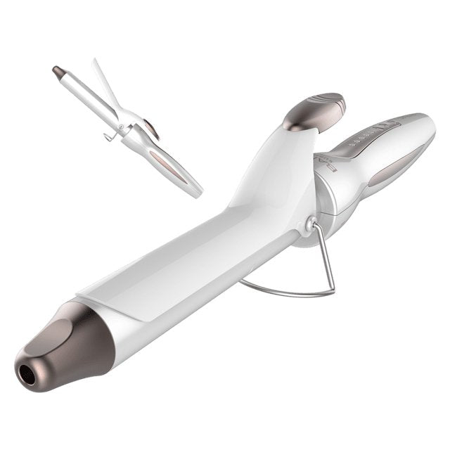 EAN 8435484043304 - Cecotec Bamba SurfCare Curly Rizador de pelo Caliente Plata, Blanco imagen 1