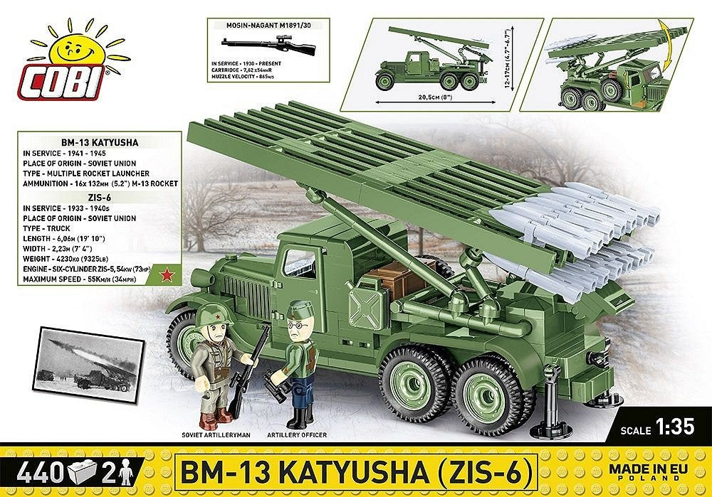 EAN 5902251022808 - COBI BM-13 Katyusha (ZIS-6) imagen 3
