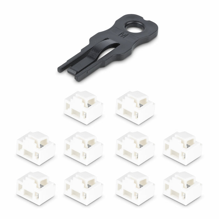 EAN 0065030901512 - StarTech.com RJ45LOCKANDKEY bloqueador de puerto Bloqueador de puerto + clave RJ-45 Negro, Blanco 10 piez imagen 5