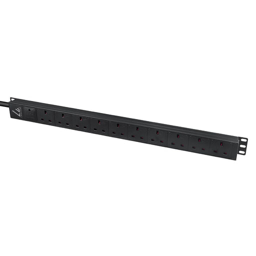 EAN 5715063208090 - Lanview LVR-3MUK-SPD-UK10 unidad de distribución de energía (PDU) 8 salidas AC 1.4U Negro imagen 2