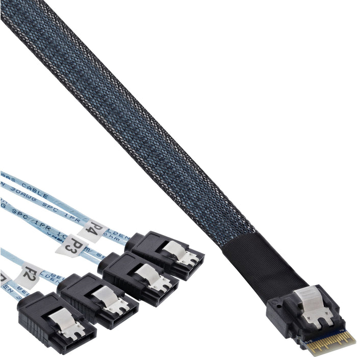 EAN 4043718288649 - InLine 27646A cable Serial Attached SCSI (SAS) 0,5 m 12 Gbit/s Negro imagen 1