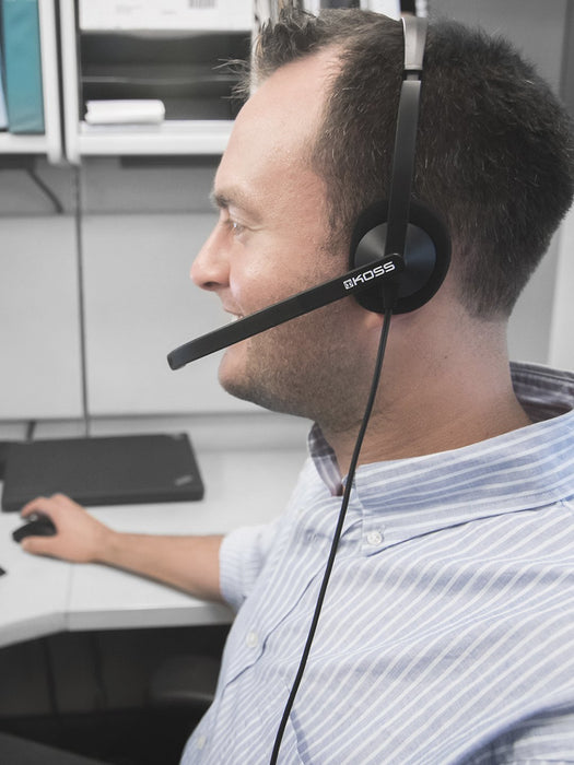 EAN 0021299194393 - Koss CS200 USB Auriculares Alámbrico Diadema Llamadas/Música USB tipo A Negro imagen 4