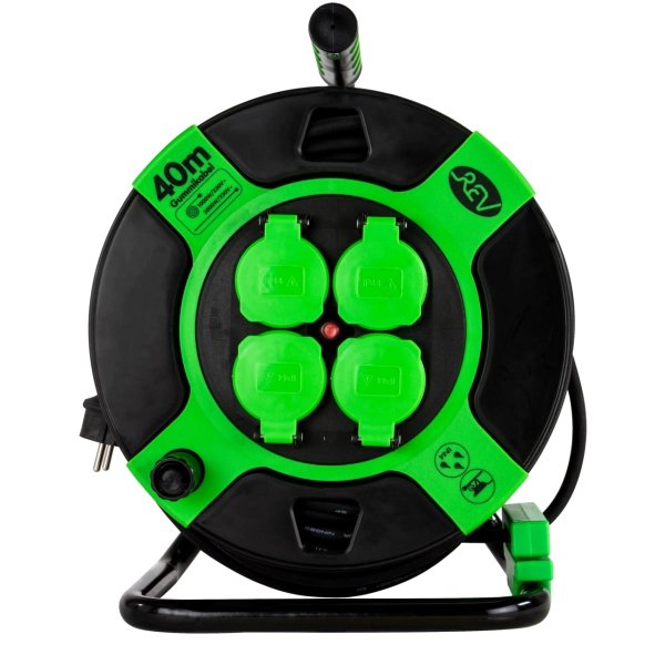 EAN 4006341137388 - REV 10217412 base múltiple 40 m 4 salidas AC Interior / exterior Negro, Verde imagen 1