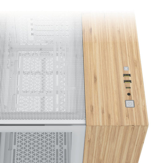 EAN 0840006688907 - Corsair CC-9011288-WW carcasa de ordenador Midi Tower Bamboo, Blanco imagen 2