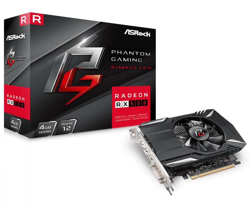 EAN 4717677335866 - Asrock Phantom Gaming Radeon RX550 4G AMD Radeon RX 550 4 GB GDDR5 imagen 5