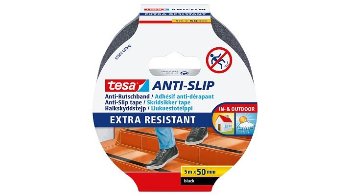 EAN 4042448101570 - TESA 55588 Cinta antideslizante para baño Negro imagen 1