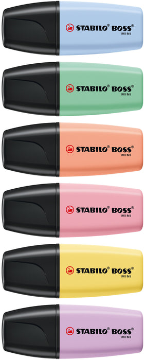 EAN 4006381616928 - STABILO BOSS MINI marcador 6 pieza(s) Punta de cincel Multicolor imagen 3