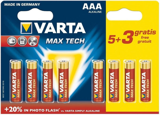 EAN 4008496744183 - Varta Max Tech AAA Batería de un solo uso Alcalino imagen 1
