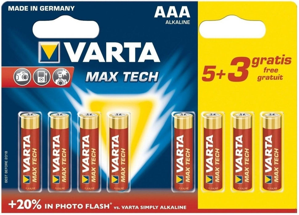 EAN 4008496744183 - Varta Max Tech AAA Batería de un solo uso Alcalino imagen 1