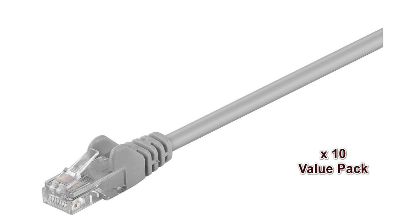 EAN 5704327713777 - Microconnect V-UTP510VP cable de red Gris 10 m Cat5e U/UTP (UTP) imagen 1